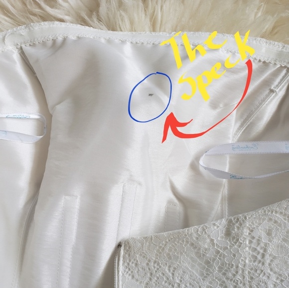 Wedding Gown by Mon Cheri, Ivory, midi, strapless - Picture 9 of 17